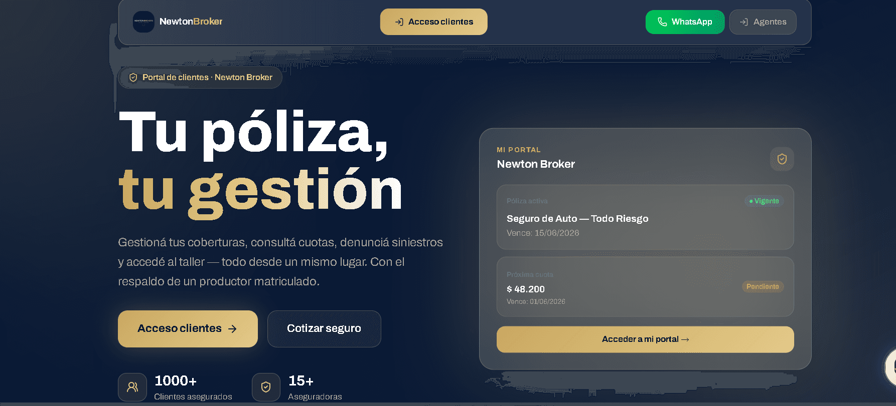 Newton Broker - Plataforma de Intermediación