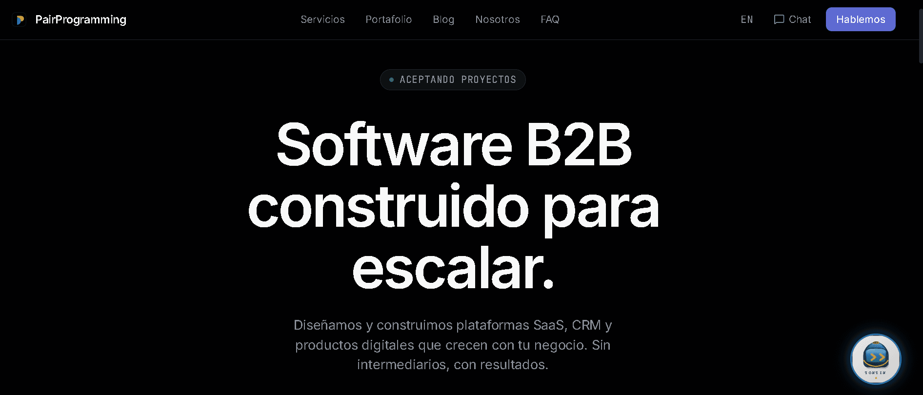 PairProgramming - Studio de Desarrollo Web