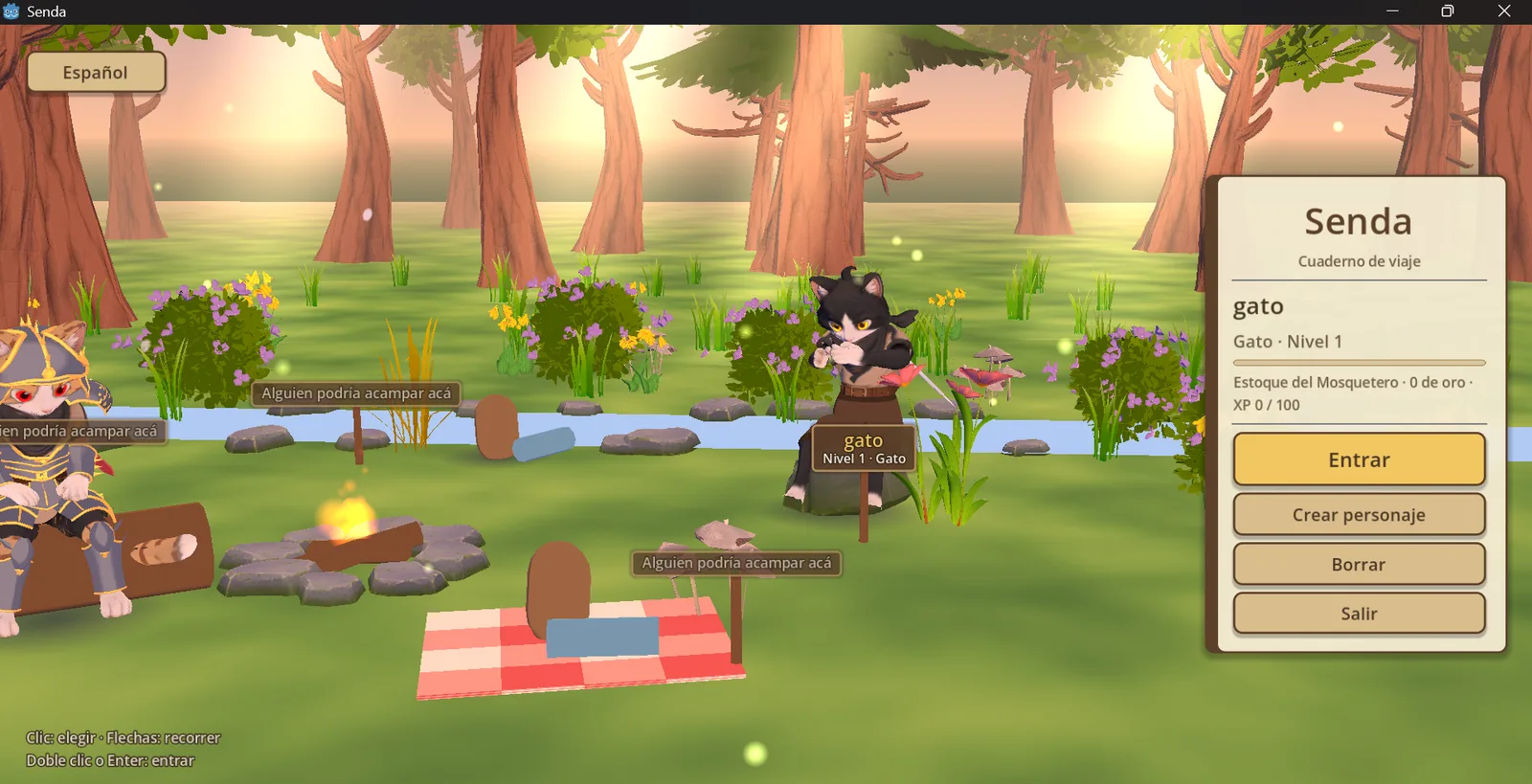 Senda - Mehrspieler-3D-RPG (in Entwicklung)